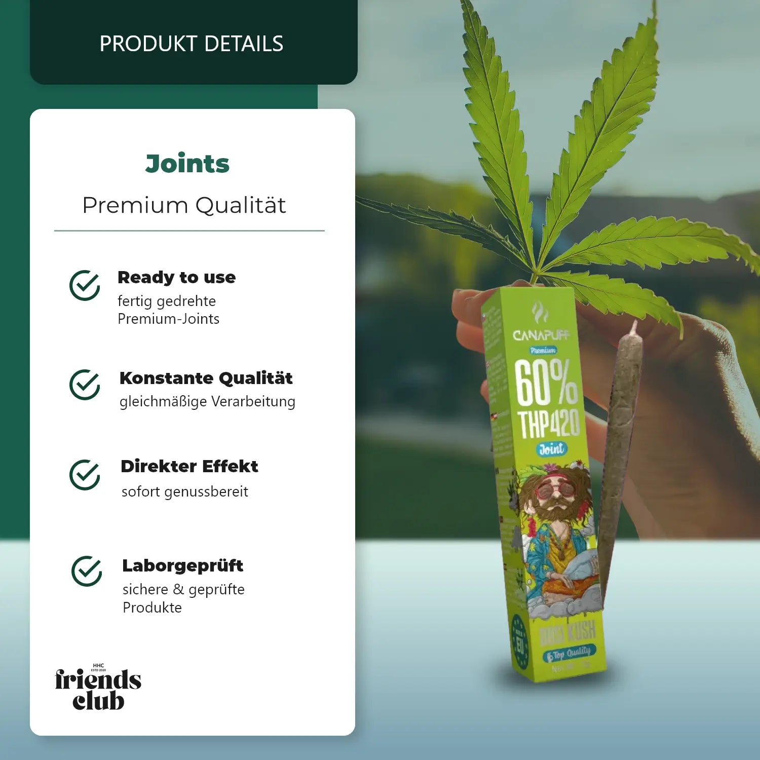 THP420 Joint Dosi Kush 60% 2g-Smagro GmbH