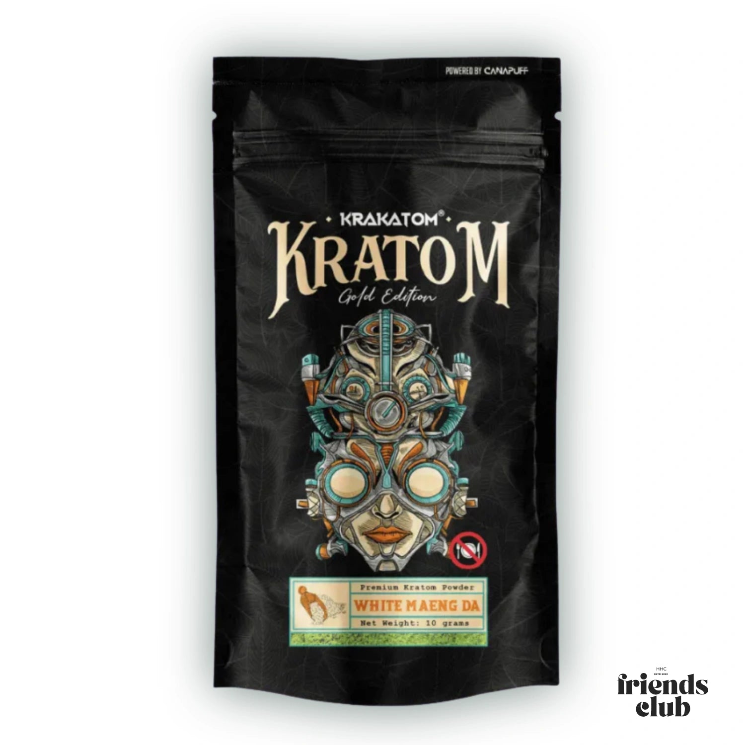 Kratom Powder White Maeng Da - Gold Edition-HHCFriends