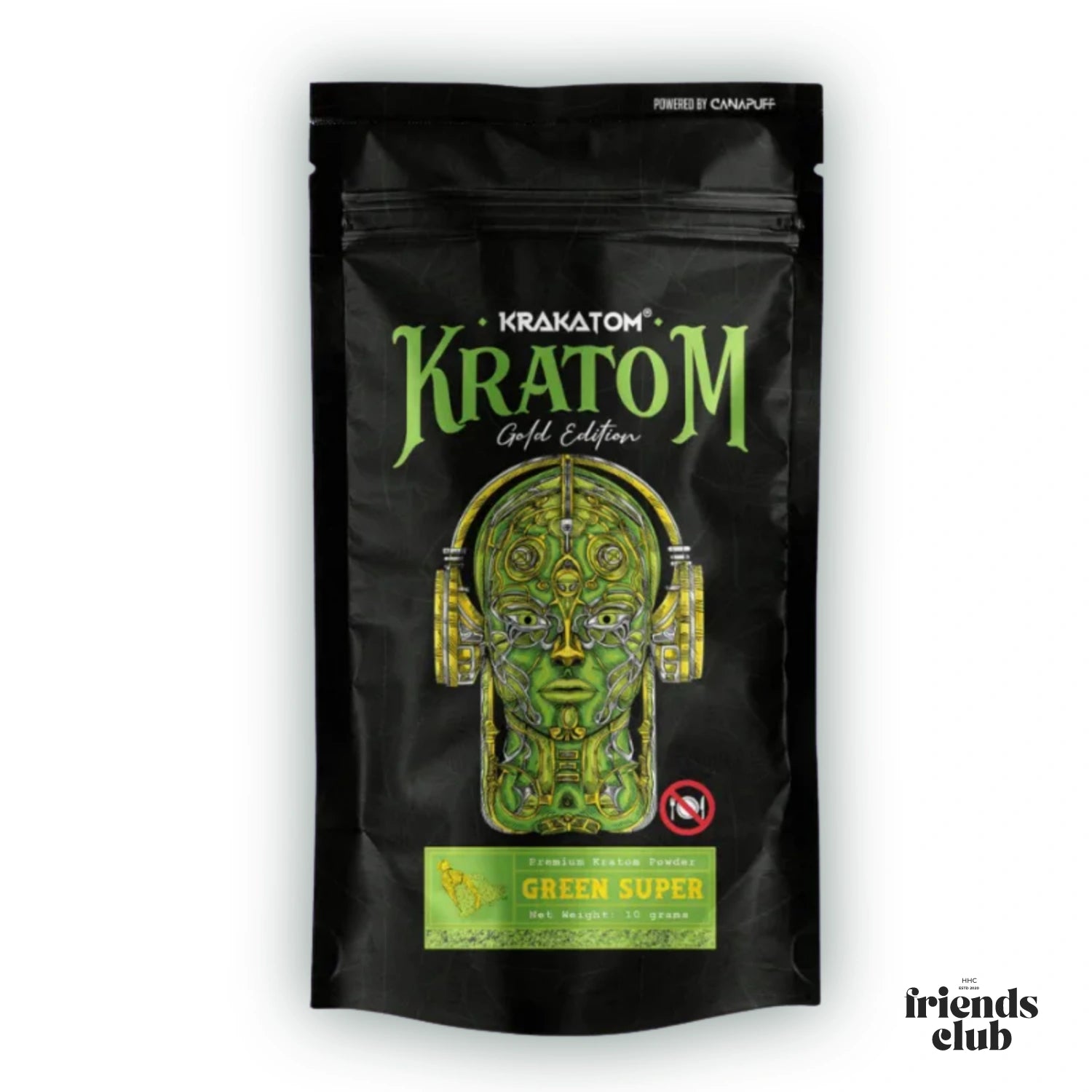 Kratom Powder Green Super - Gold Edition-HHCFriends