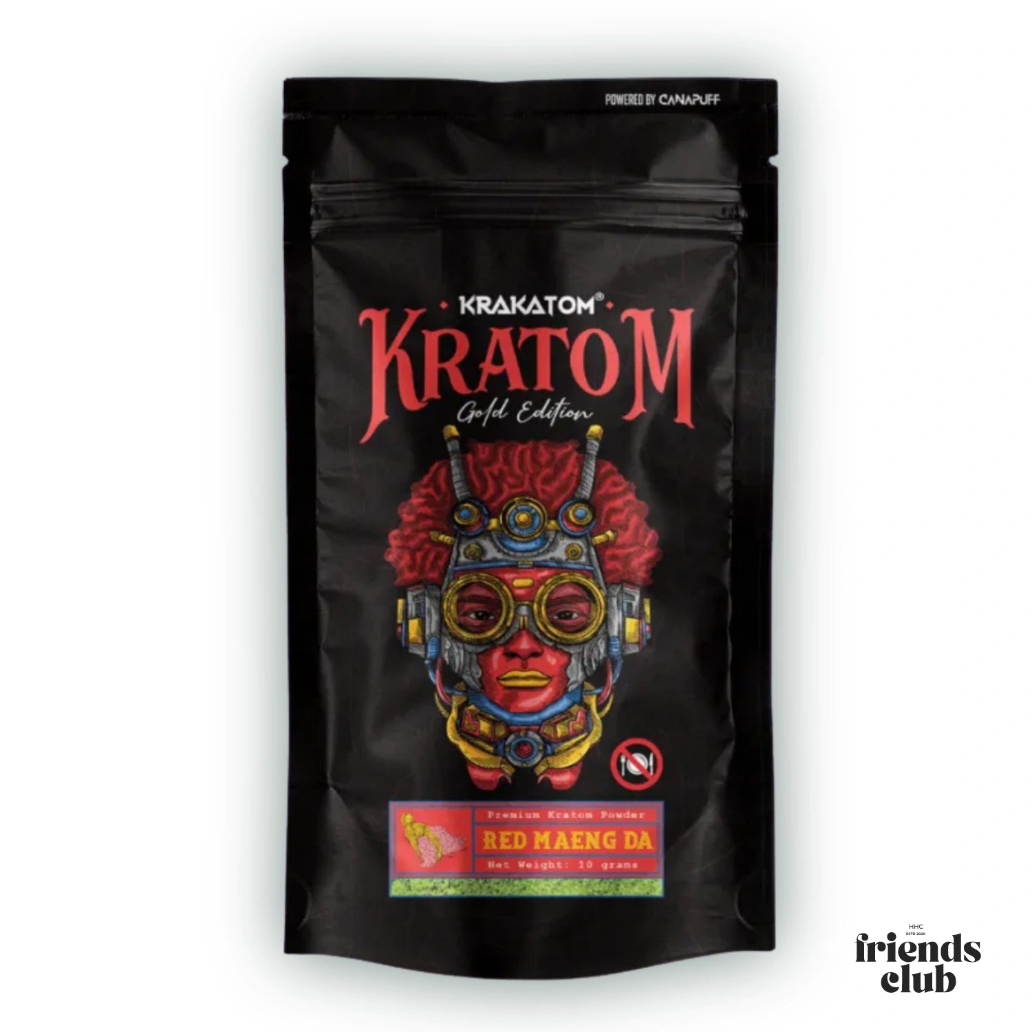 Kratom Tee - Red Maeng Da - Gold Edition-HHCFriends
