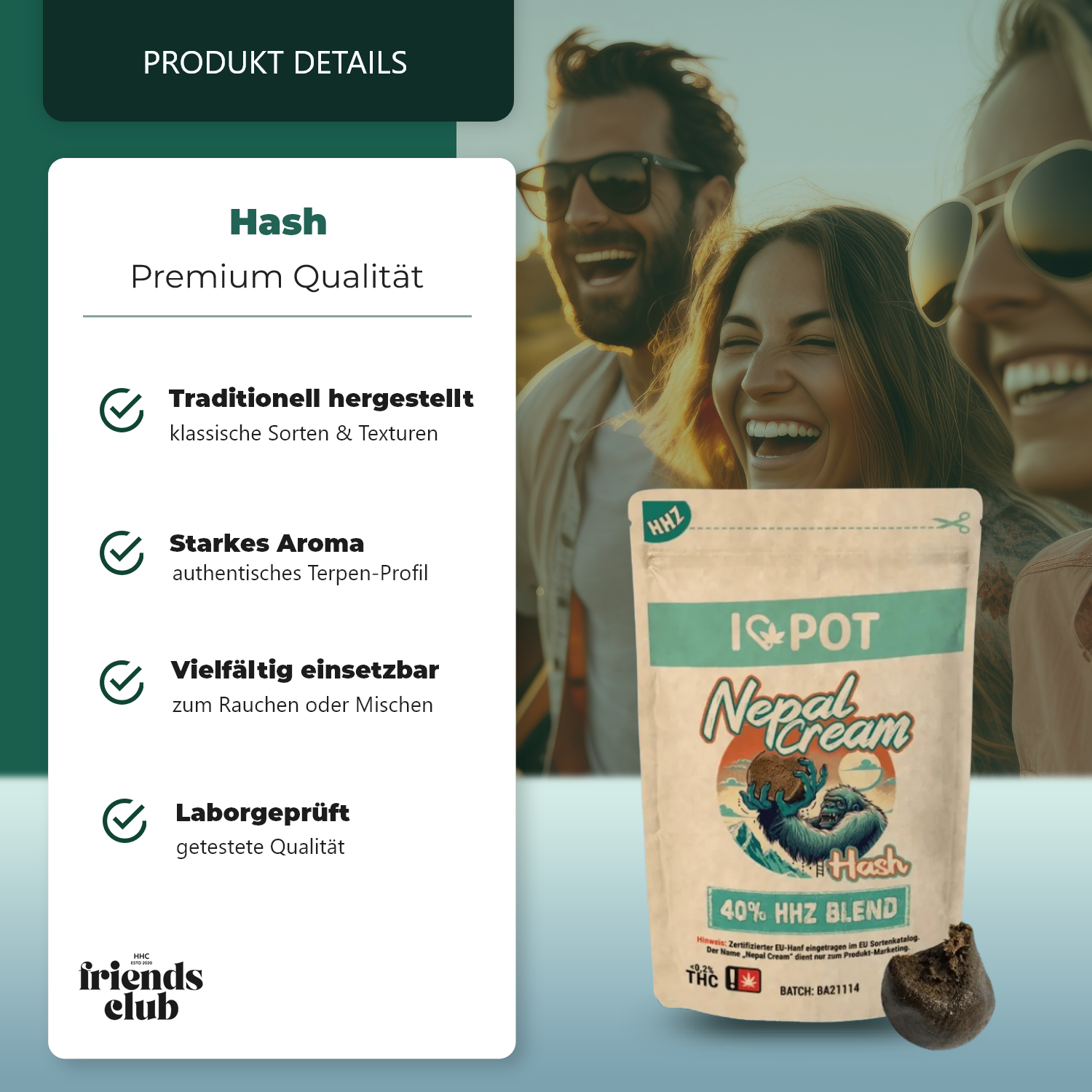 HHZ Hash Nepal Cream 40%-Smagro GmbH