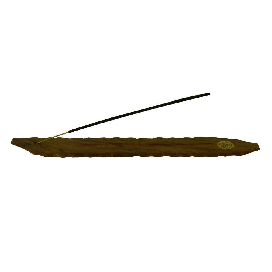 Räucherstäbchenständer Holz Blatt-HHCFriends