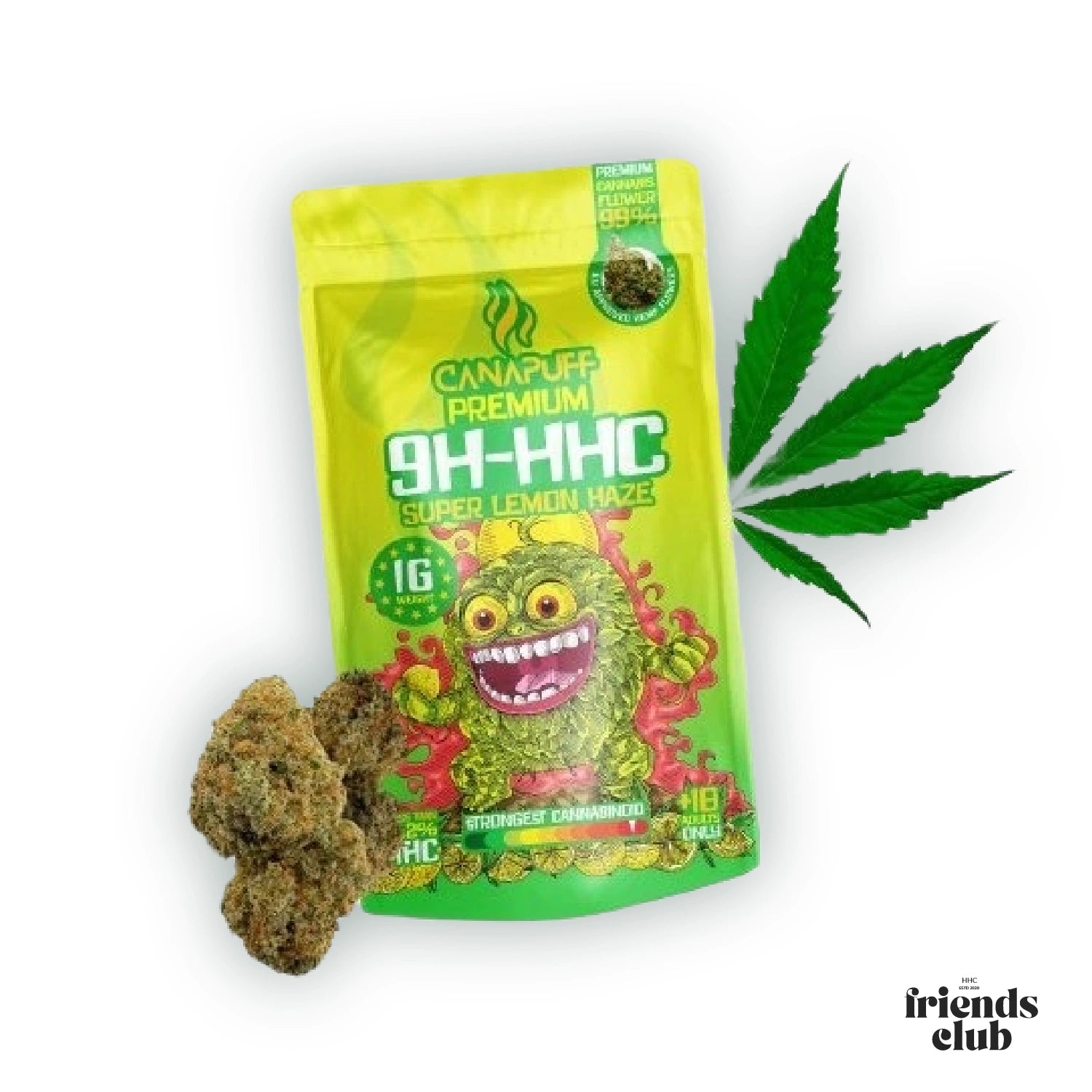 9H-HHC Blüten Super Lemon Haze 99% HHCFriends