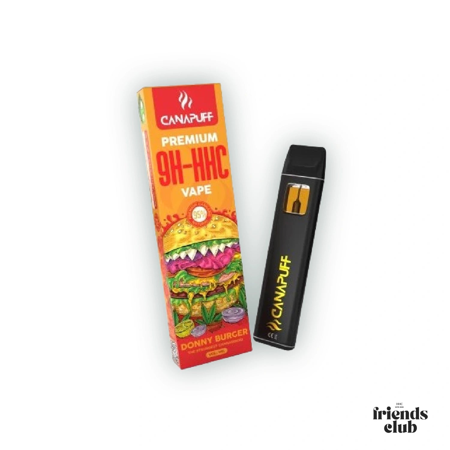 9H-HHC Vape Donny Burger 95% 1ml HHCFriends