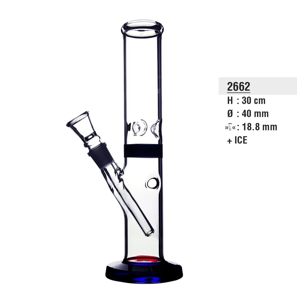 Glass Bong Zylinderisch 30cm-HHCFriends