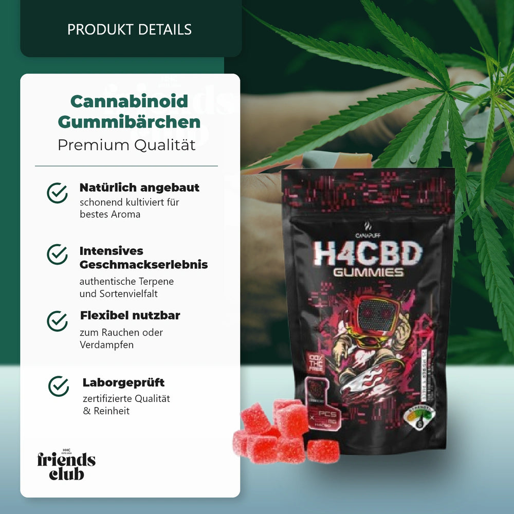 H4CBD Aroma Gummies Strawberry-HHCFriends