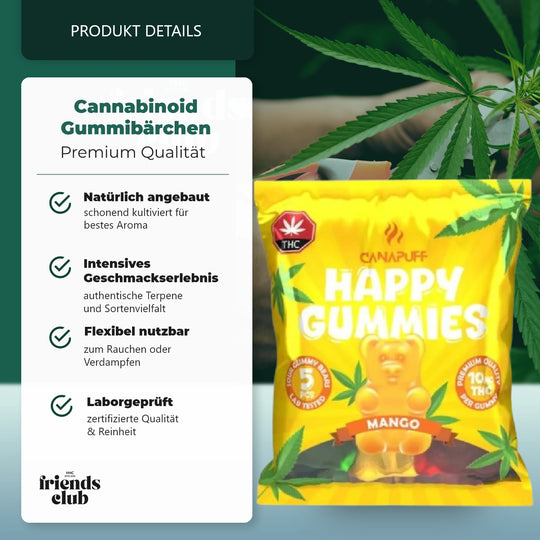 THC Aroma Gummies Mango-HHCFriends