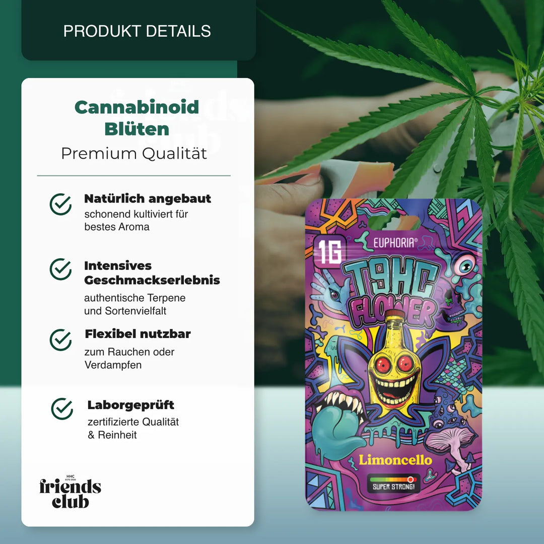 T9HC Blüten Limoncello (1 g) - hhcfriends
