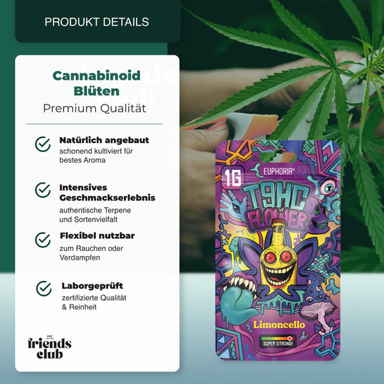 T9HC Blüten Limoncello (1 g) - hhcfriends