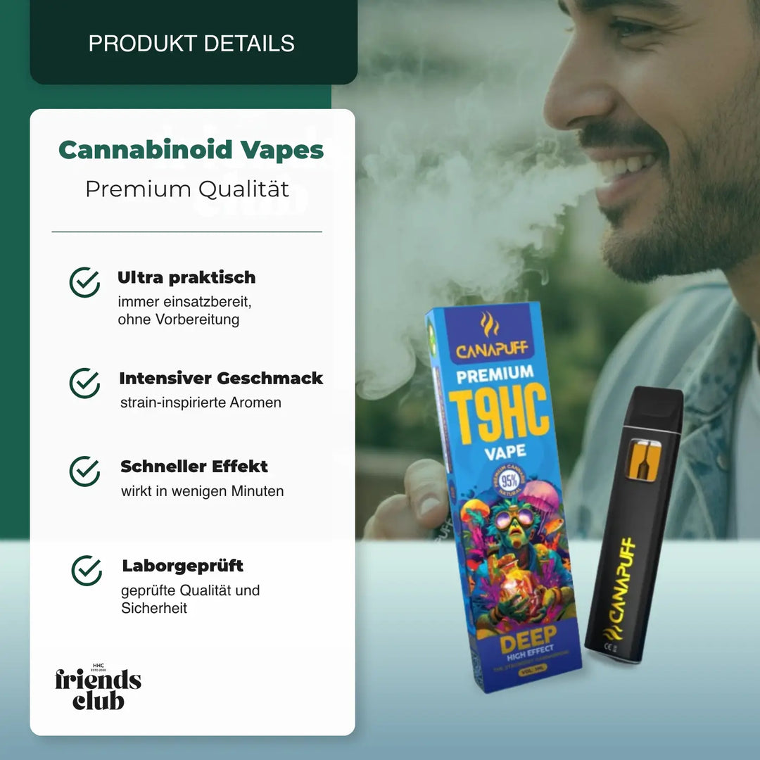 T9HC Vape Deep 95% 1ml - hhcfriends