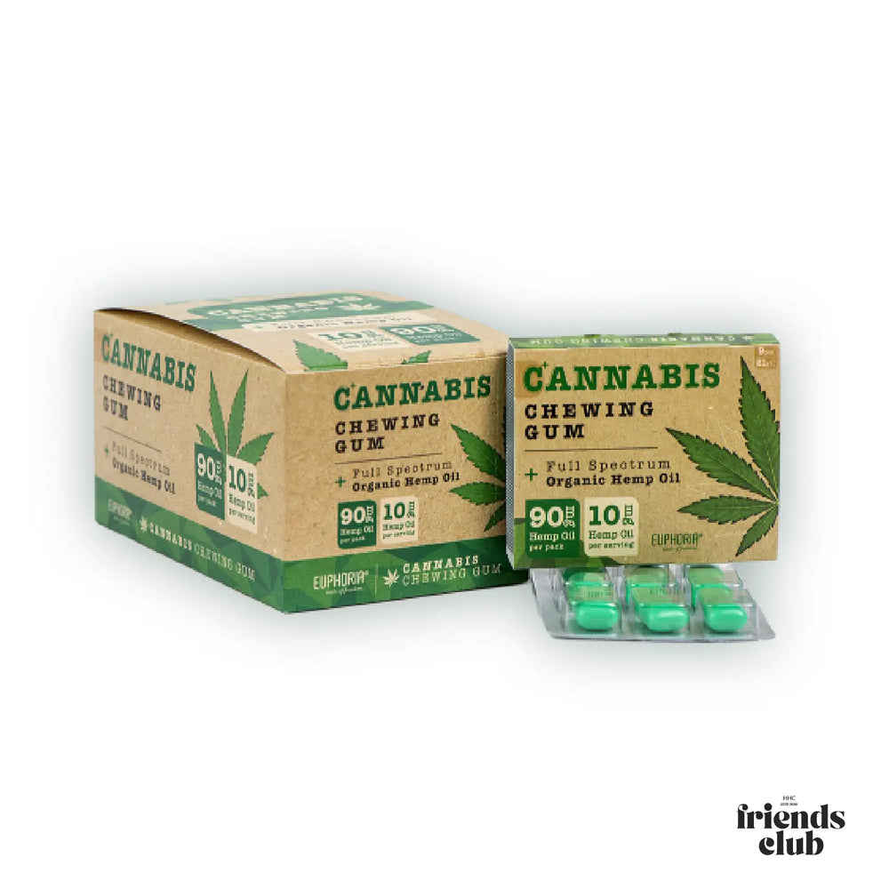 Euphoria Cannabis Kaugummi mit Hanföl 2