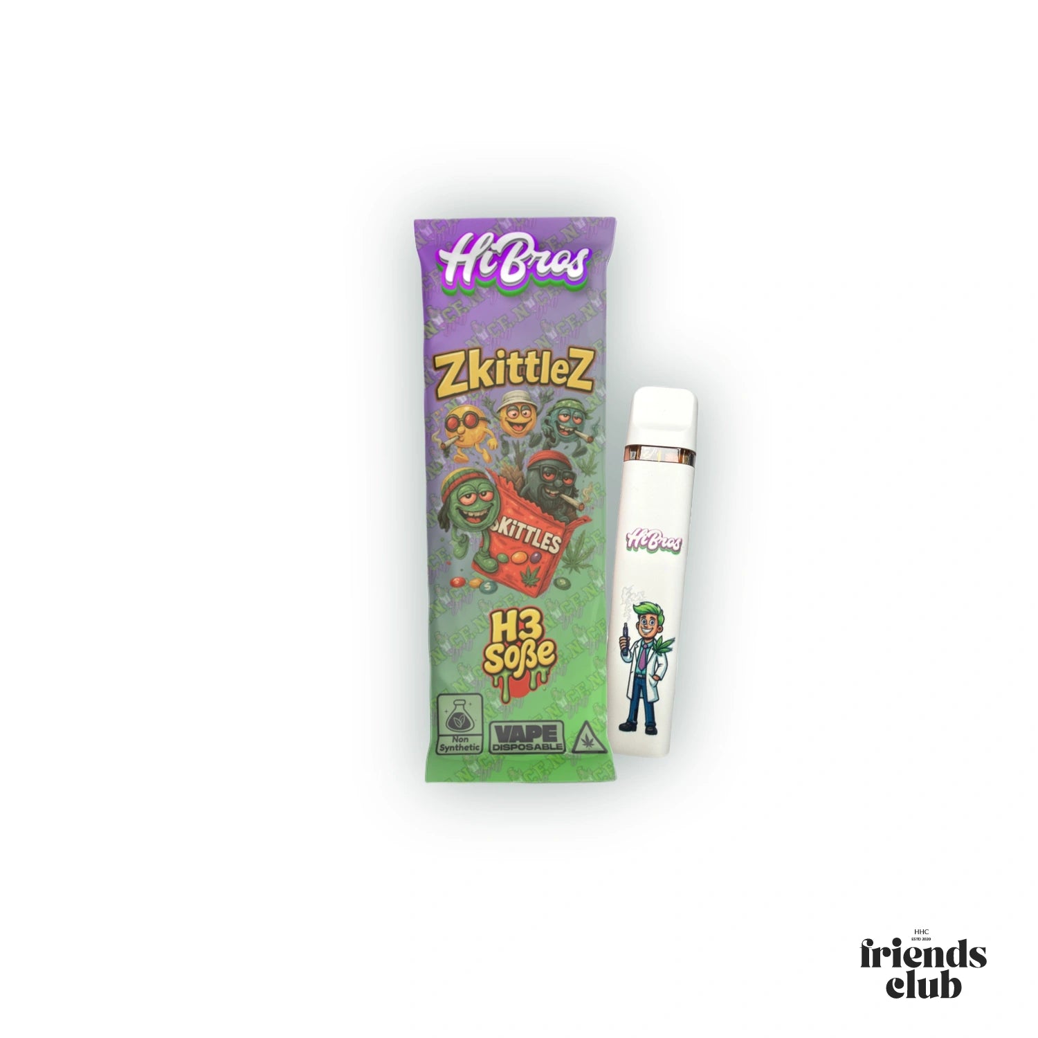 H3 Vape Zkittlez 98% 1ml HHCFriends
