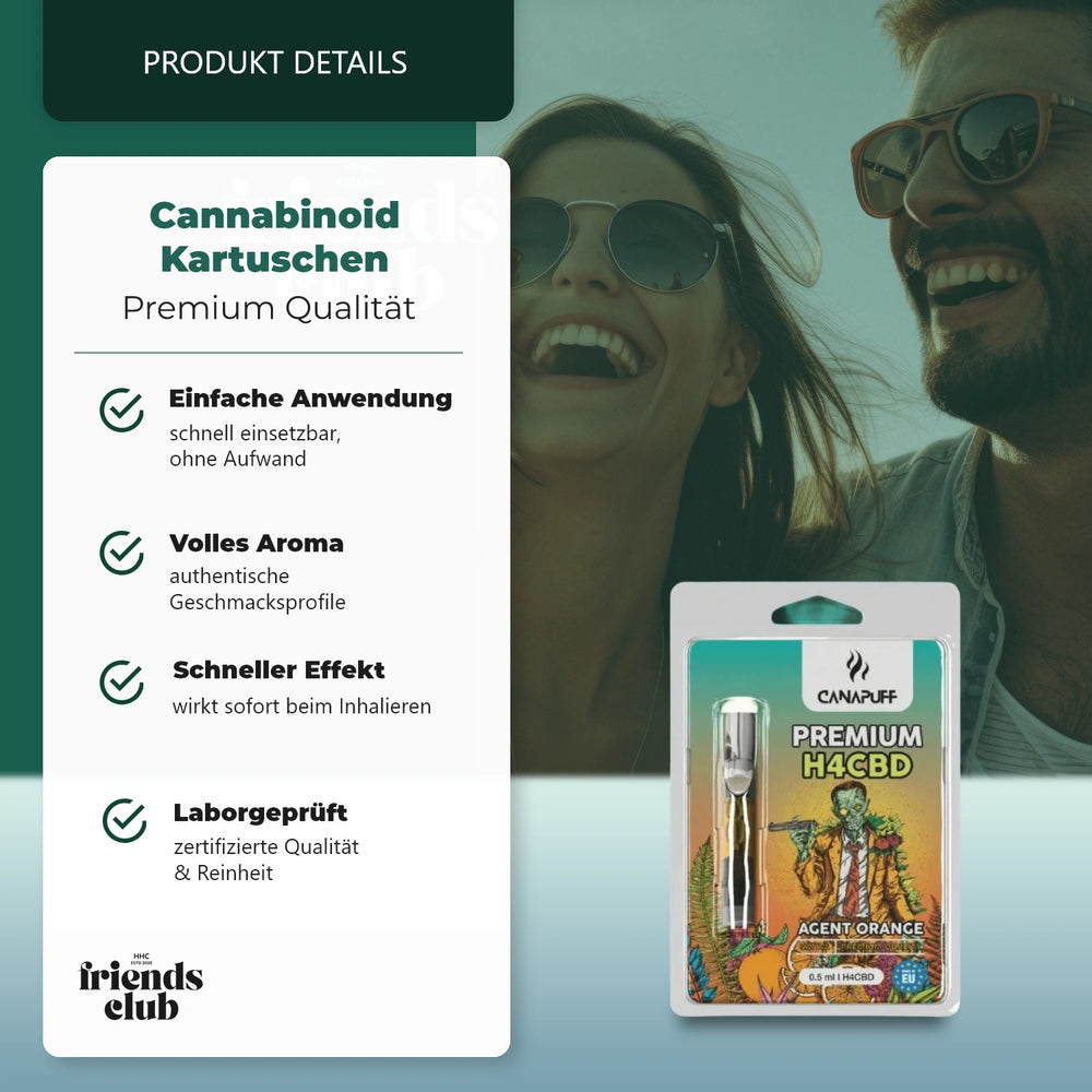 H4CBD Kartusche Agent Orange 1ml HHCFriends