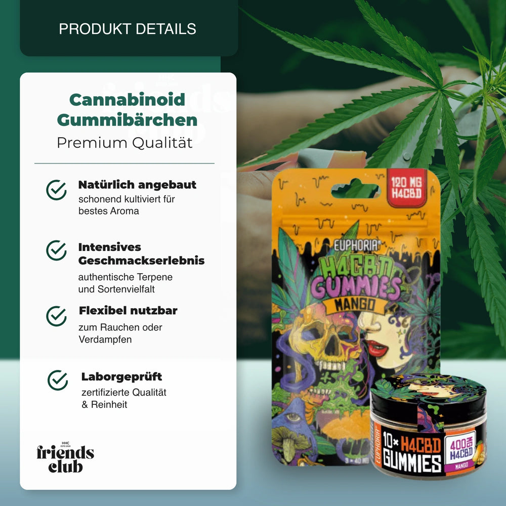 H4CBD Aroma Gummies Mango-HHCFriends