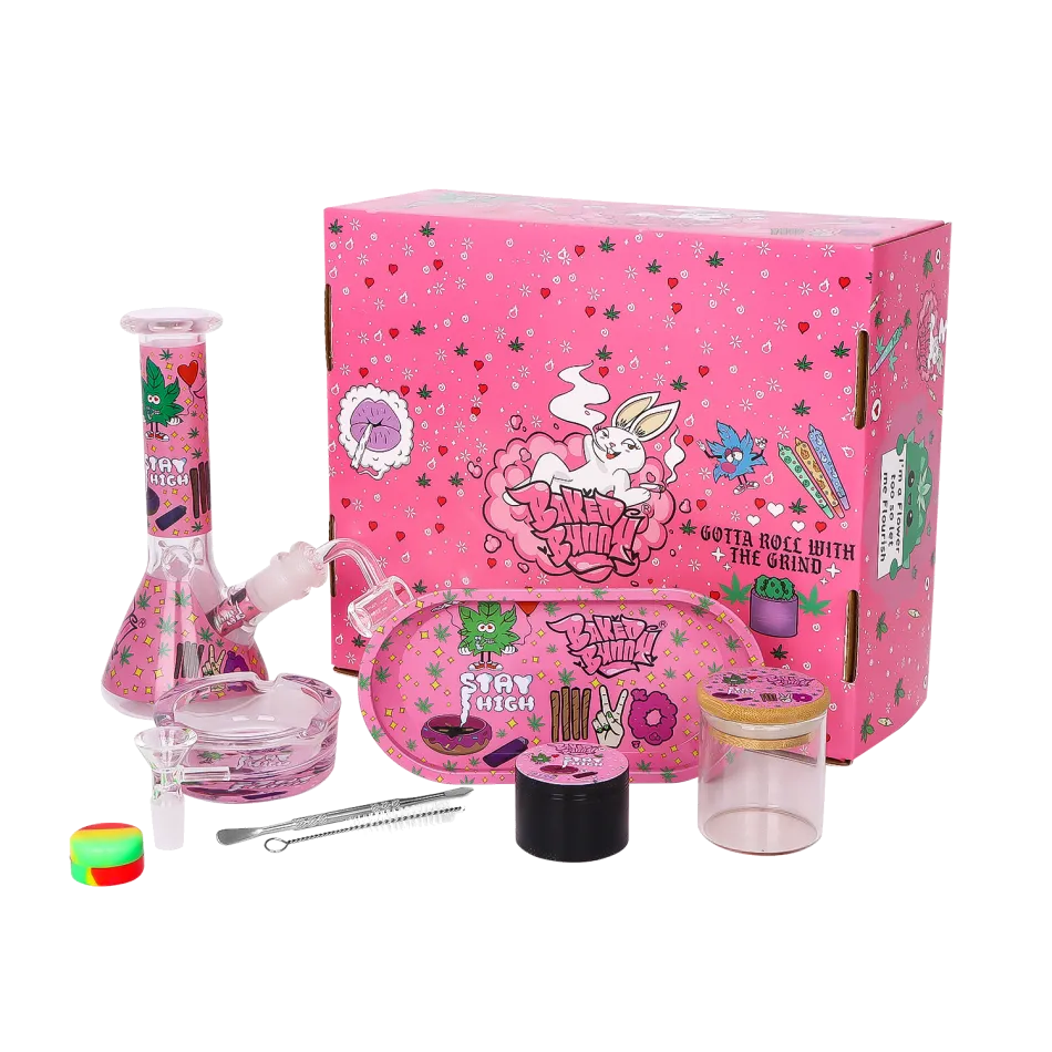 Baked Bunny Bong Set – Komplettes Raucherset 7tlg.-HHCFriends