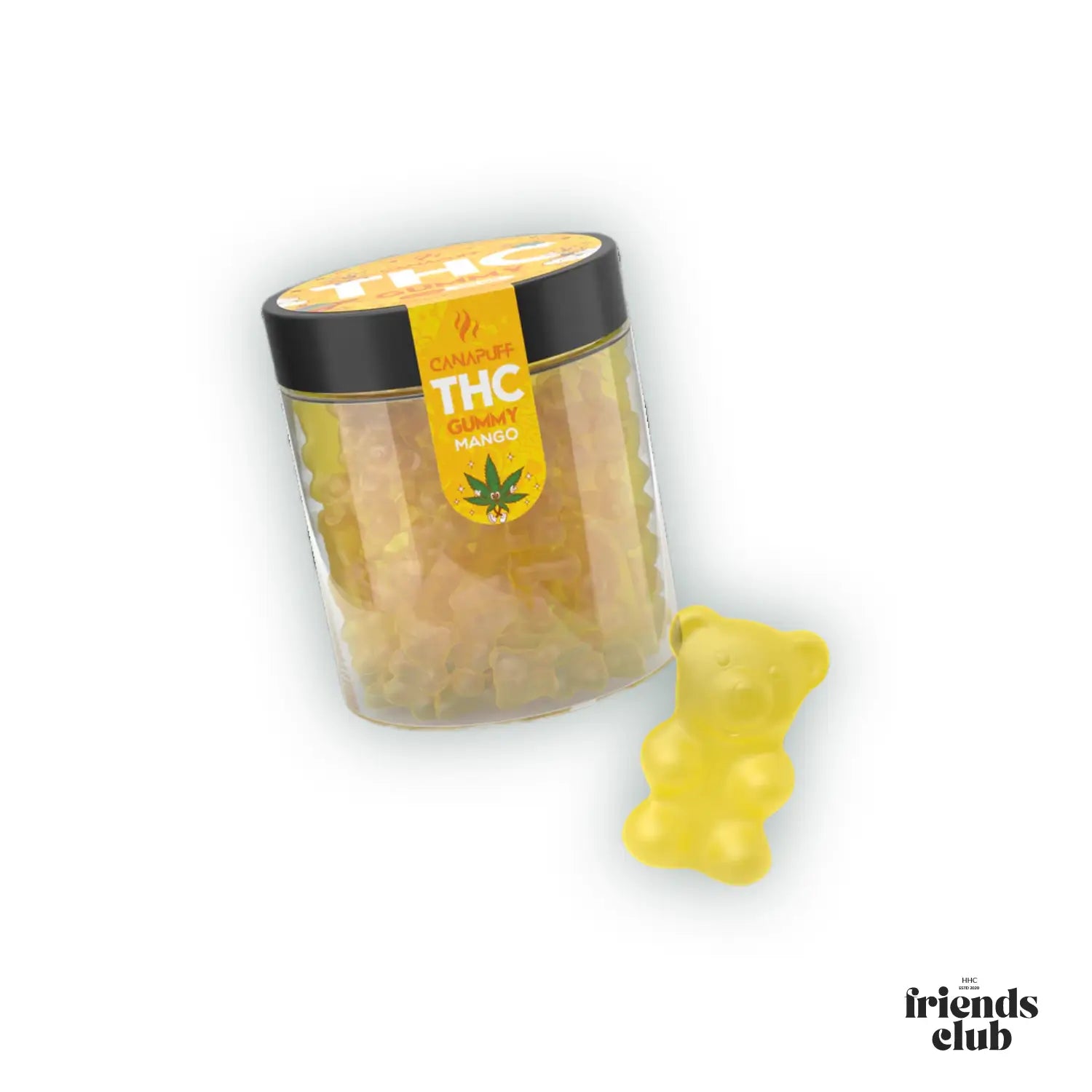 THC Aroma Gummies Mango 10 Stück