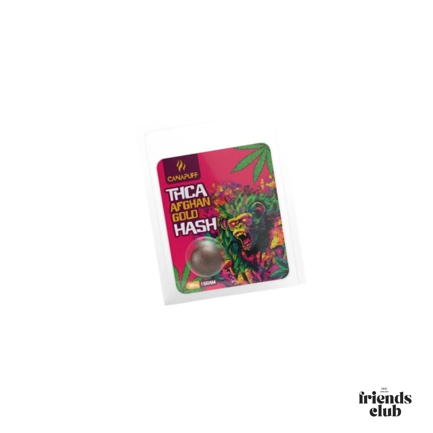 THCA Hash Afghan Gold 99% 1g-HHCFriends