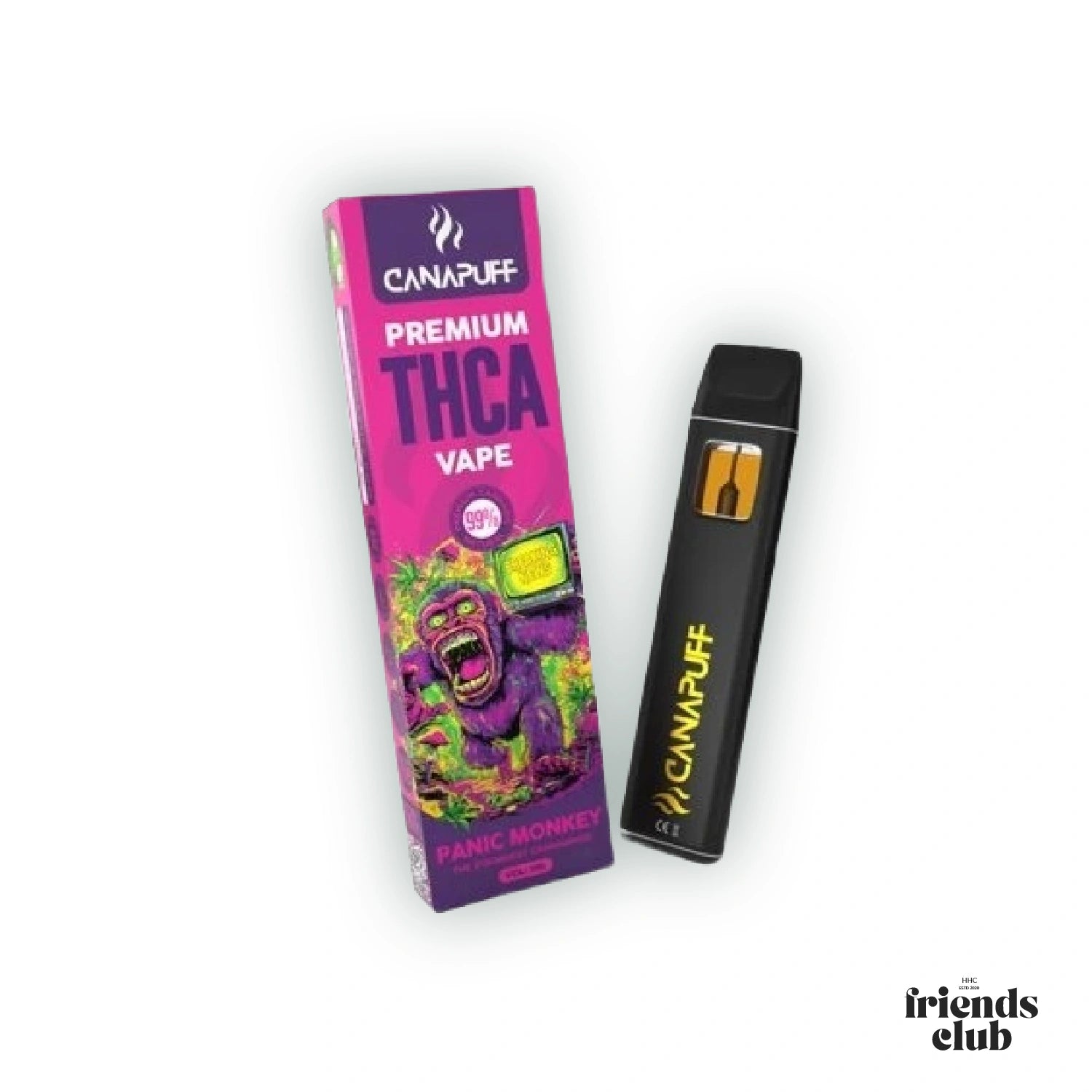 THCA Vape Panic Monkey 99% 1ml-HHCFriends