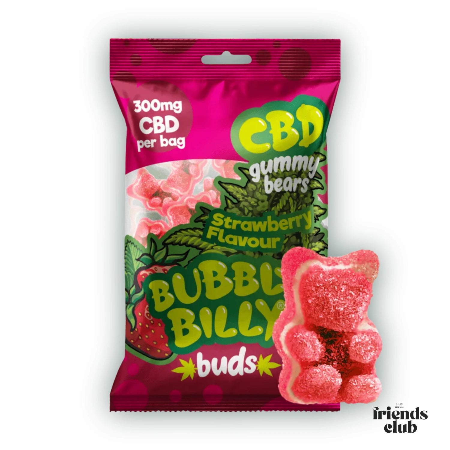 CBD-Gummibärchen - Bubbly Billy Buds 10Stück 300mg-HHCFriends