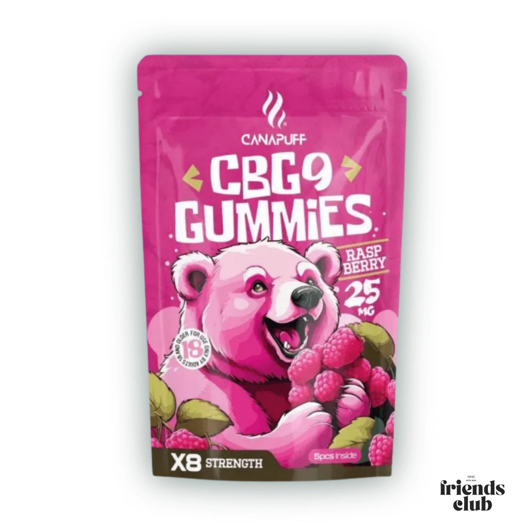 CBG9 Gummibärchen Raspberry 5Stück-HHCFriends