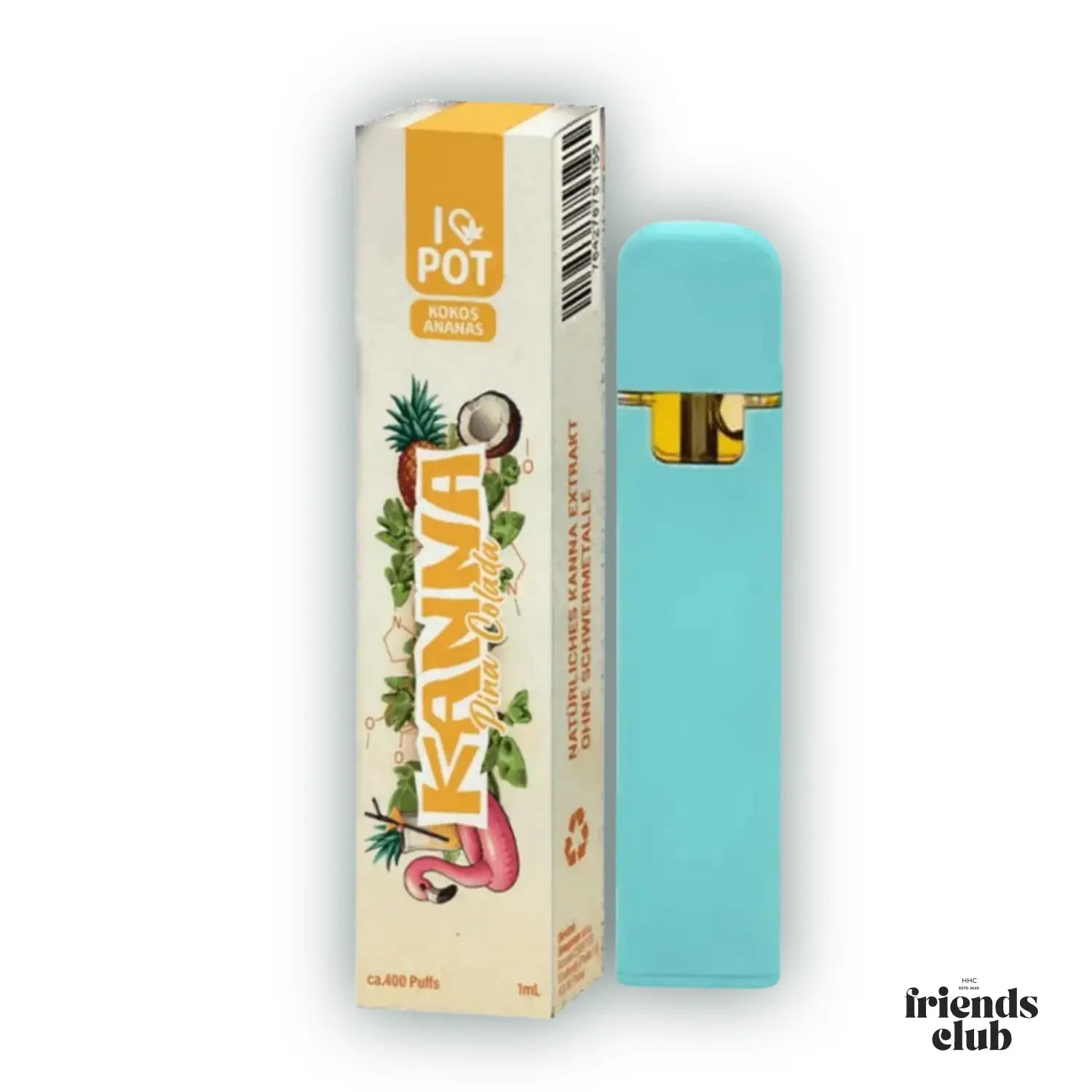 Kanna Vape Pina Colada 1ml - I♡POT-HHCFriends