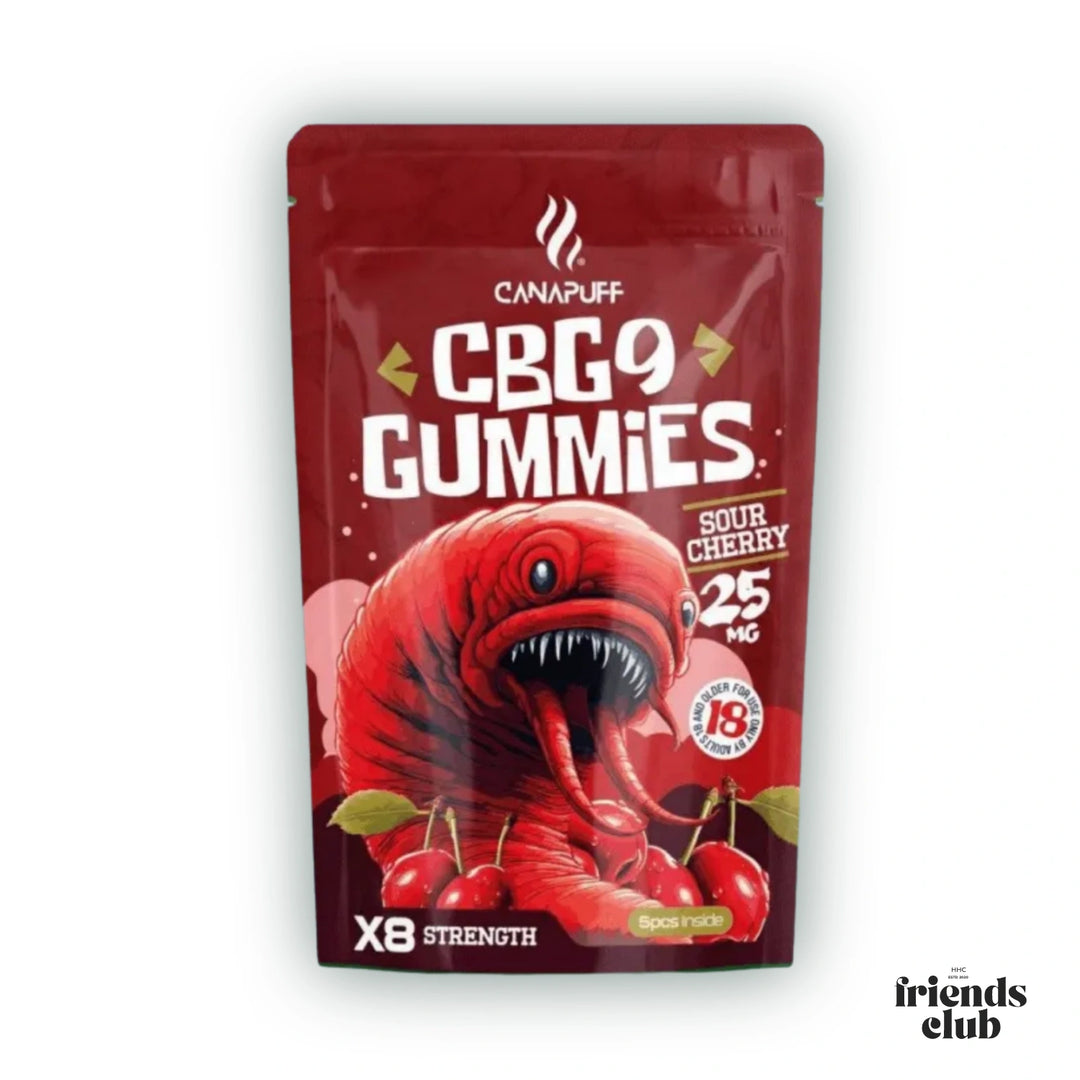 CBG9 Gummibärchen Sour Cherry 5Stück-HHCFriends