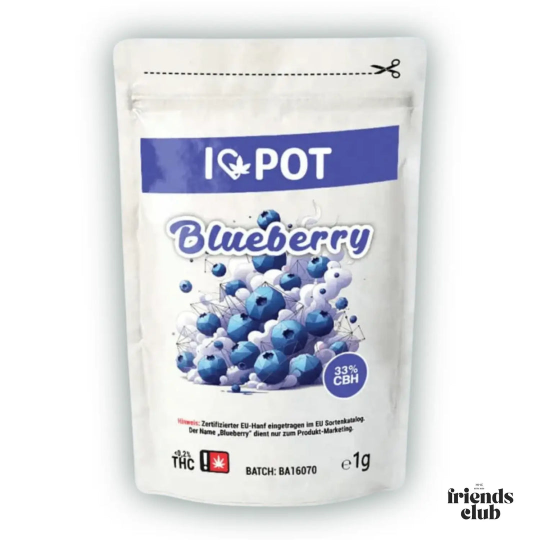 CBH Blüten Blueberry 33% I♥Pot-HHCFriends