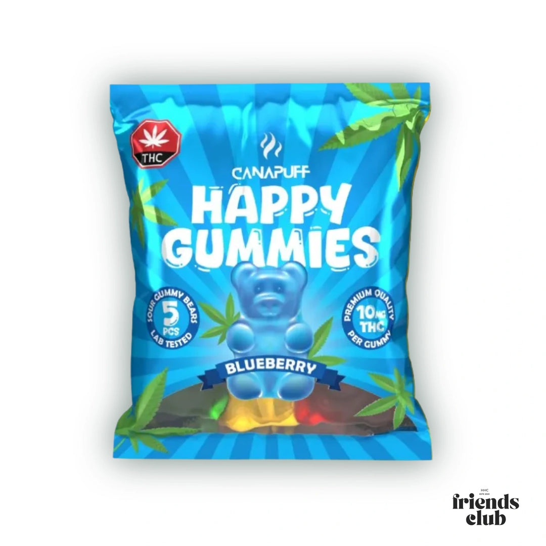 THC Gummies - Blaubeere (5 Stück)-HHCFriends