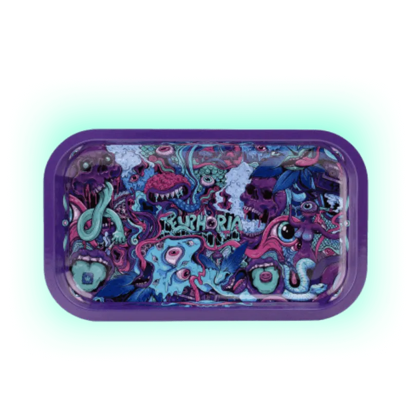 Euphoria Metal Rolling Tray Psychedelic - 270 x 160 mm HHCFriends