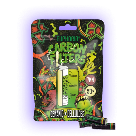 Euphoria Cellulose + Ceramic Carbon Filters 50 Stück-HHCFriends
