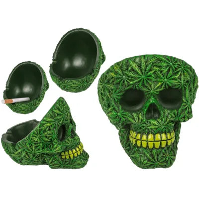 Aschenbecher Skull Cannabis-HHCFriends