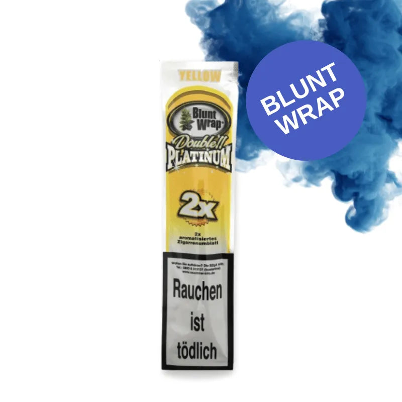 Blunt Wrap Yellow - Mello Mango - Double Platinum-HHCFriends