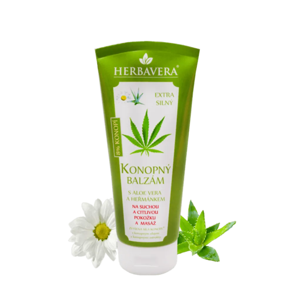 Hanfbalsam mit Aloe Vera, Glycerin und Kamille, 200 ml Herbavera-HHCFriends