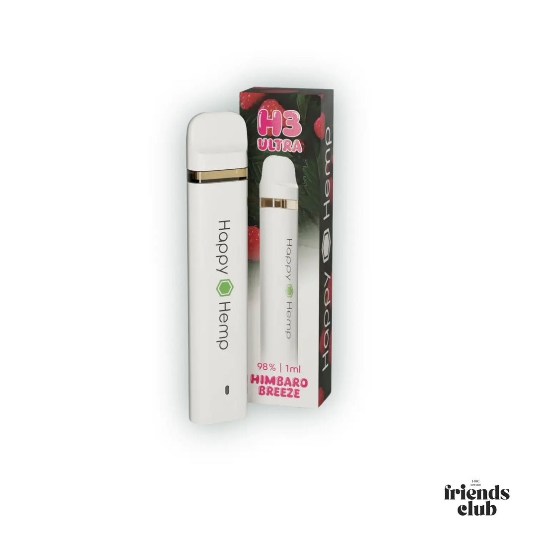Happy Hemp H3 Ultra Vape 98% - Himbaro Breeze-HHCFriends