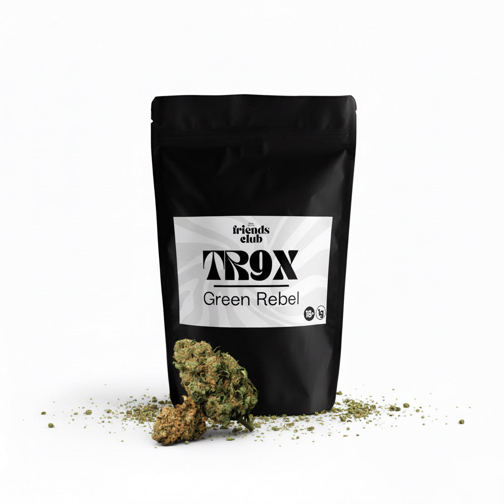 TR9X Blüten Green Rebel