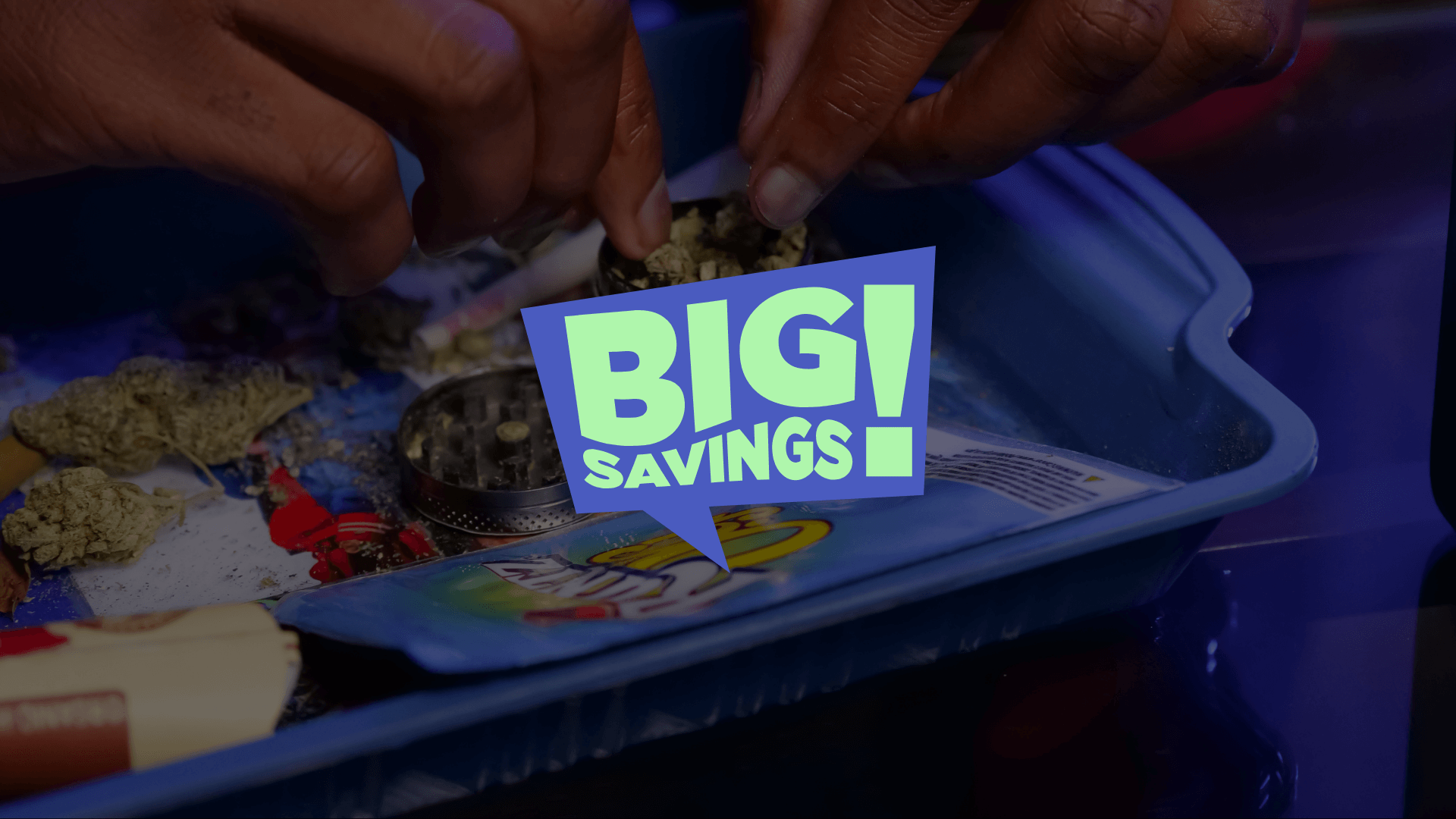 Weihnachtliches Produktdesign für Cannabis-Produkte.