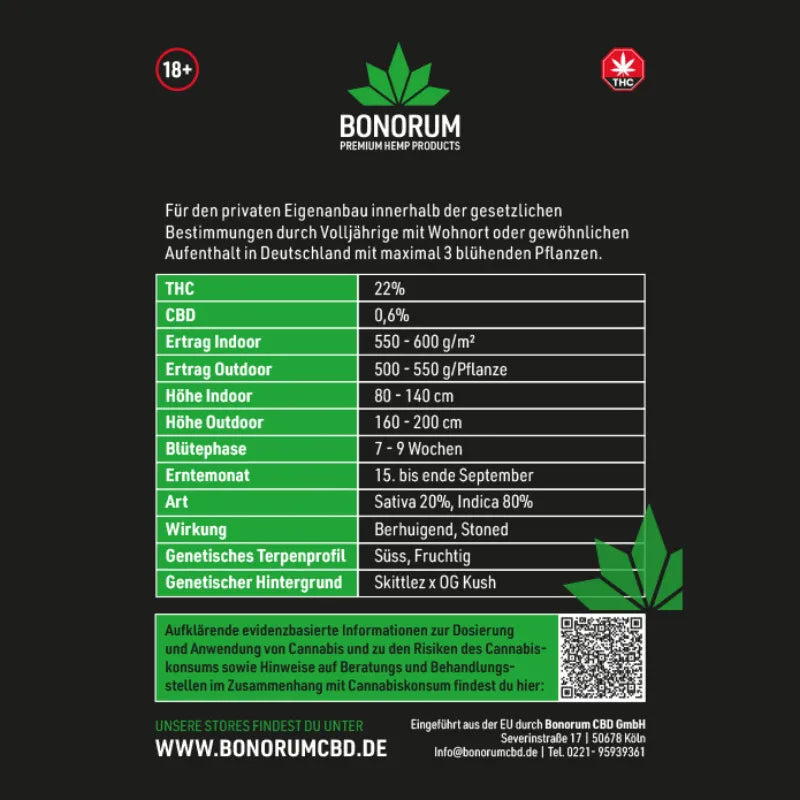 Skittlez U.S.A. Samen THC 🌱 HHCFriends